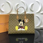 LV-Mickey Yellow Flower Onthego M44576 Size 41x34x19 cm - 1