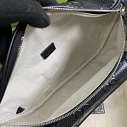 GG Embossed Belt Bag Black 645093 Size 28×18×8 cm - 6