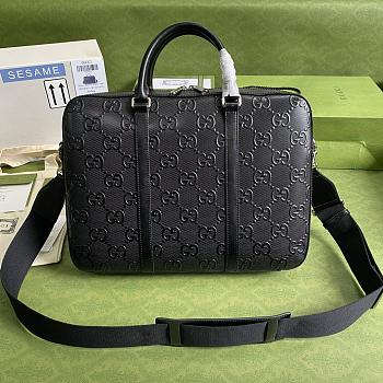 GG Embossed Briefcase 658573 Size 40×29×6 cm
