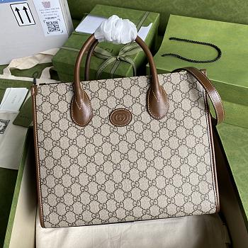 Gucci-GG Small Tote Bag 659983 Size 31x26.5x14 cm