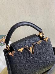 LV Capucines Mini Bag Taurillon Black M56848 Size 21x14x8 cm - 2