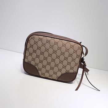 Gucci Bree Original GG canvas Mini Messenger Brown Bag 387360 Size 22x17x7cm