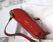 Dior-Classic Patent Leather Red M9001 Size 25.5x20x6.5 cm - 5