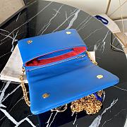 Louis Vuitton LV Pochette Coussin Blue M80744 Size 20x14x8 cm - 5