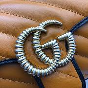 Gucci Shoulder GG Marmont Mini Black/Orange 446744 23x14x6 cm - 5
