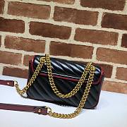 Gucci Shoulder GG Marmont Mini Black/Red 446744 23x14x6 cm - 6