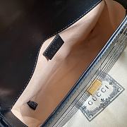 GG Marmont crocodile mini top handle black bag 547260 Size 21x15.5x8 cm - 5