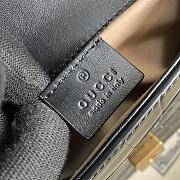 GG Marmont crocodile mini top handle black bag 547260 Size 21x15.5x8 cm - 2