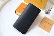 LV BRAZZA WALLET Black M80788 Size 10x19x2 cm - 3