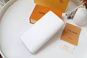 LV BRAZZA WALLET White M80788 Size 10x19x2 cm - 5