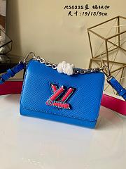 LV TWIST PM Small Handbag Blue M57669 Size 19x15x9 cm - 1