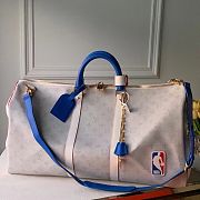 Details LV LVXNBA BASKETBALL KEEPALL BAG ANTARTICA M45587 Size 55 x 27 x 20 cm - 1