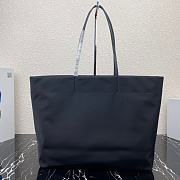 PRADA Re-Nylon and Saffiano Leather Tote Bag Black 1BG107 Size 40x34x16 cm - 3