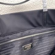 PRADA Re-Nylon and Saffiano Leather Tote Bag Black 1BG107 Size 40x34x16 cm - 5