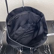 PRADA Re-Nylon and Saffiano Leather Tote Bag Black 1BG107 Size 40x34x16 cm - 6