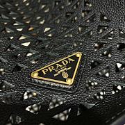 PRADA New Hollow Tote Bag Black 1BG405 Size 30x24x16 cm - 6