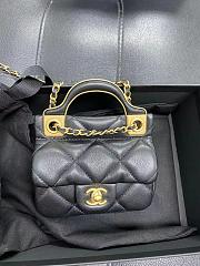 CHANEL Mini Castle Series Hanger Bag Size 11x10x3 cm - 4