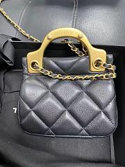 CHANEL Mini Castle Series Hanger Bag Size 11x10x3 cm - 3