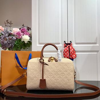 LV Speedy Bandouliere Beige M42403 Size 25x19x17cm