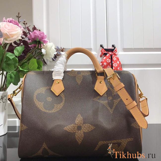 LV Speedy Bandouliere Monogram Reverse M41112 Size 30x21x17cm - 1