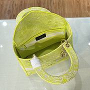 DIOR CD LADY 21 Fluorescent Color 9027 Size 24×20×11cm - 2