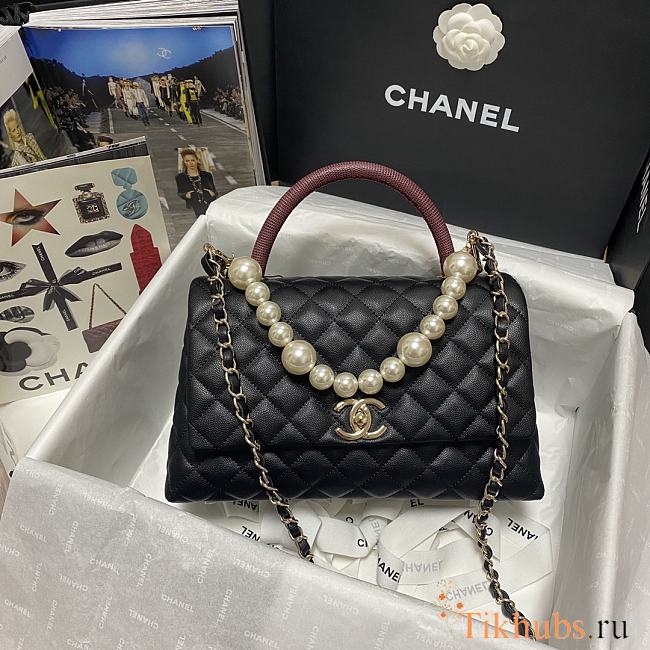 CHANEL Plus A Pearl Chain 92990 Size 23 - 1