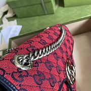 Gucci Shoulder GG Marmont Mini Red 443497 Size 26x15x7cm - 6