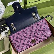 Gucci Shoulder GG Marmont Mini Mixed Color Canvas 443497 Size 26x15x7cm - 4