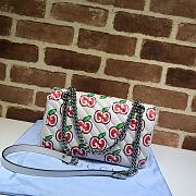 GG Marmont Shoulder Bag Apple 443497 Size 26x15x7 cm - 5