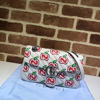 GG Marmont Shoulder Bag Apple 443497 Size 26x15x7 cm