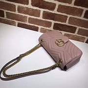 GG Marmont Shoulder Bag Nude Powder 443497 Size 26x15x7 cm - 6