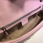GG Marmont Shoulder Bag Light Pink 443497 Size 26x15x7 cm - 2