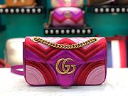 GG Marmont Chain Strap Shoulder Bag 443497 Size 26x15x7 cm - 1