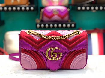 GG Marmont Chain Strap Shoulder Bag 443497 Size 26x15x7 cm