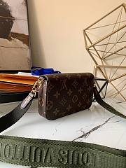 LV FÉLICIE STRAP & GO Green M80091 17x9.6x3.5 cm - 3