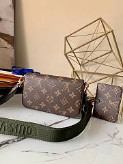 LV FÉLICIE STRAP & GO Green M80091 17x9.6x3.5 cm - 4