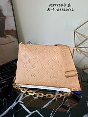 Louis Vuitton Coussin PM Beige M57790 Size 26x20x12 cm - 1