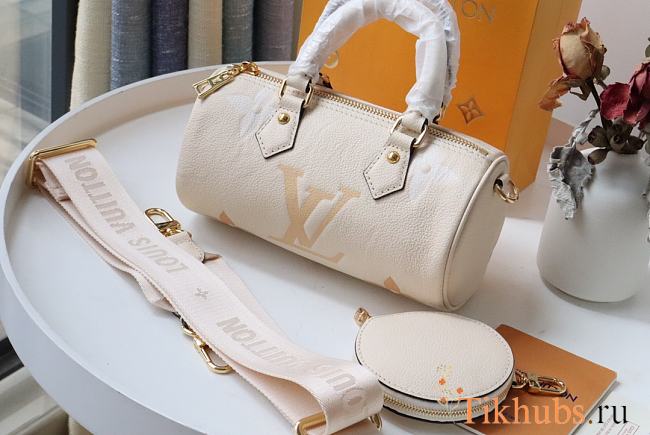 Louis Vuitton Papillon BB Beige Bag M45707 Size 20x10x10cm - 1