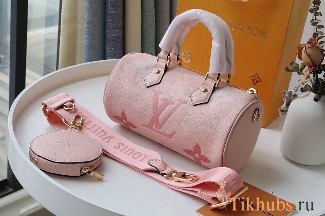 Louis Vuitton Papillon BB Pink Bag M45707 Size 20x10x10cm - 1