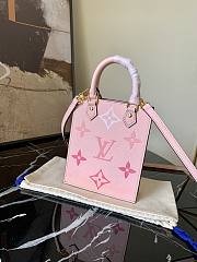Louis Vuitton Petit Sac Plat Pink Leather M80449 Size 14x17x5 cm - 6