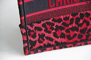 Dior Tote Book Mizza Red 1286 Size 36x28x14 cm - 3