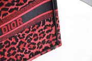 Dior Tote Book Mizza Red 1286 Size 41.5x34.5x16 cm - 4
