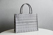 Dior Tote Book Gray 1286 Size 36.5x28x17.5 cm - 1