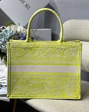 Dior Tote Book Mizza Yellow 1286 Size 41x38x18 cm - 6