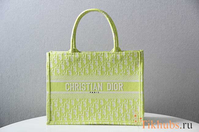 Dior Book Tote Old Flower Shopping Bag New Color 1286 Size 41.5x34.5x16 cm - 1