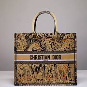 Dior Big Fire Tote Bag 1286 Size 41.5x34.5x16 cm - 1