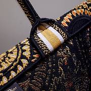 Dior Big Fire Tote Bag 1286 Size 41.5x34.5x16 cm - 2