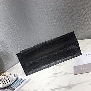 Dior Book Tote Calfskin Handbag Black M1286 Size 41.5x32x5 cm - 5