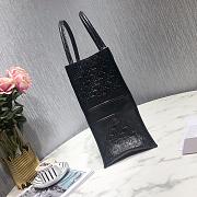 Dior Book Tote Calfskin Handbag Black M1286 Size 41.5x32x5 cm - 2