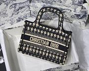 Dior Mini Book Tote Black White M1286 Size 23x17x7 cm - 1